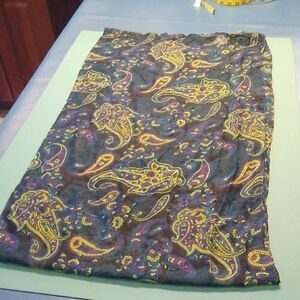 Infinity Paisley Patterned women's Scarf Cottagecore Grandmacore Granny Chic